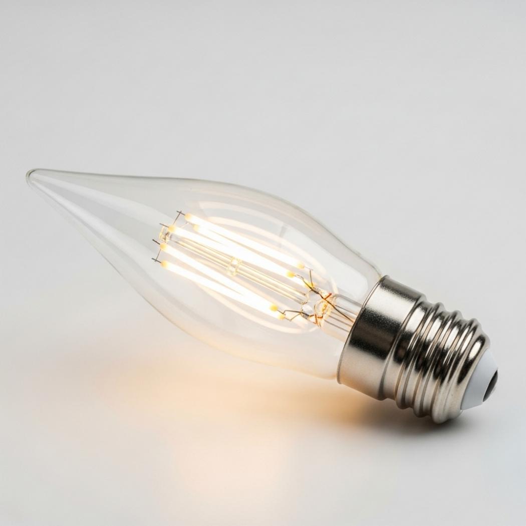Led white tip bulb