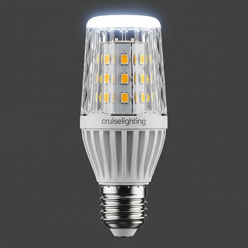 High brightness crystal pattern light bulb