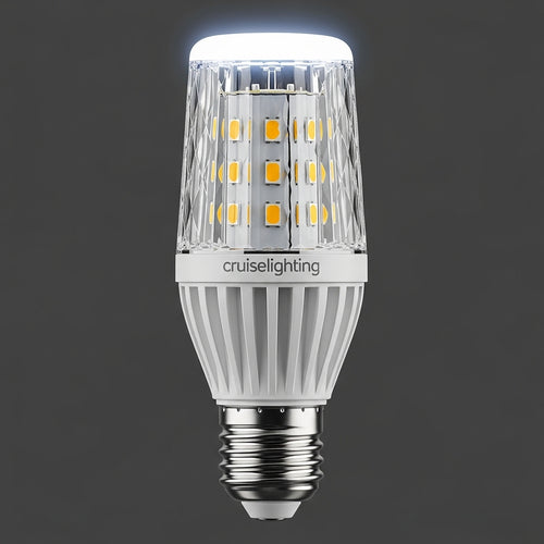 High brightness crystal pattern light bulb
