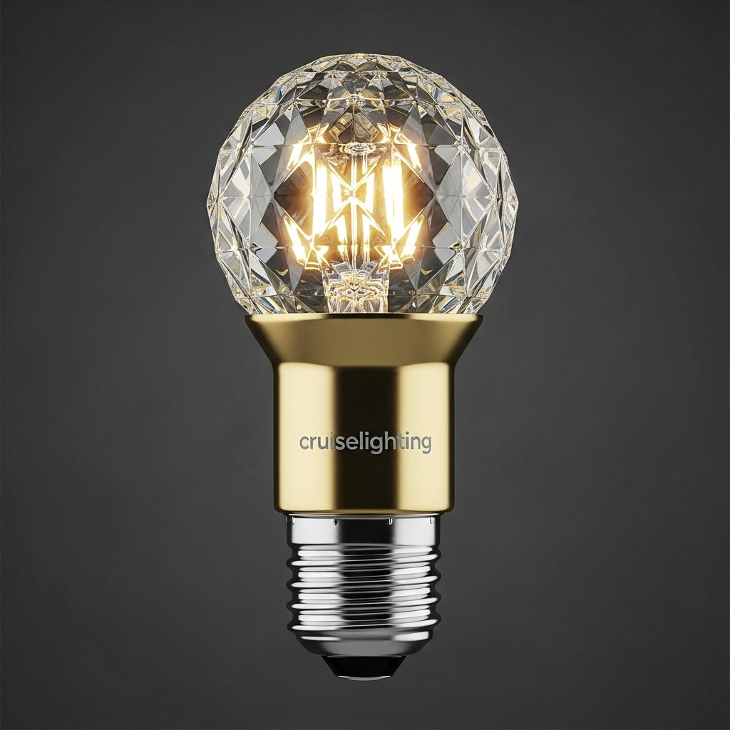 Diamond crystal light bulb