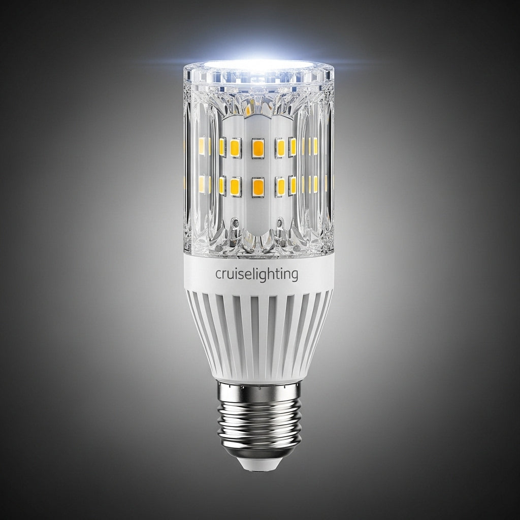 High brightness crystal pattern light bulb
