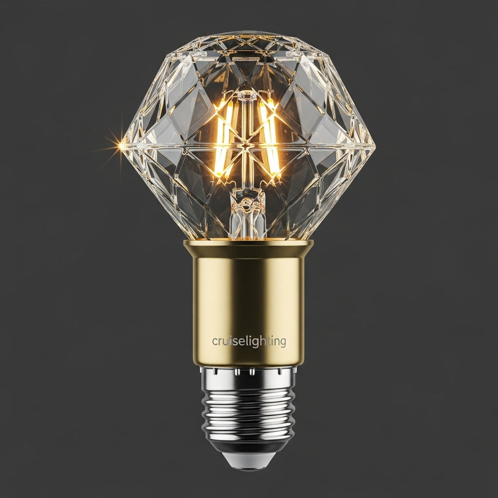 Diamond crystal light bulb
